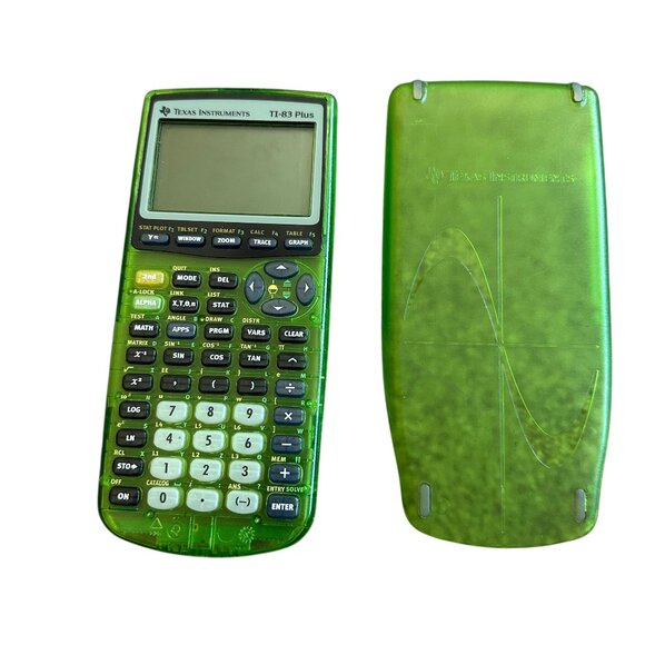 Texas Instruments TI-83 Plus Graphing Calculator Neon Green School College - Picture 1 of 9